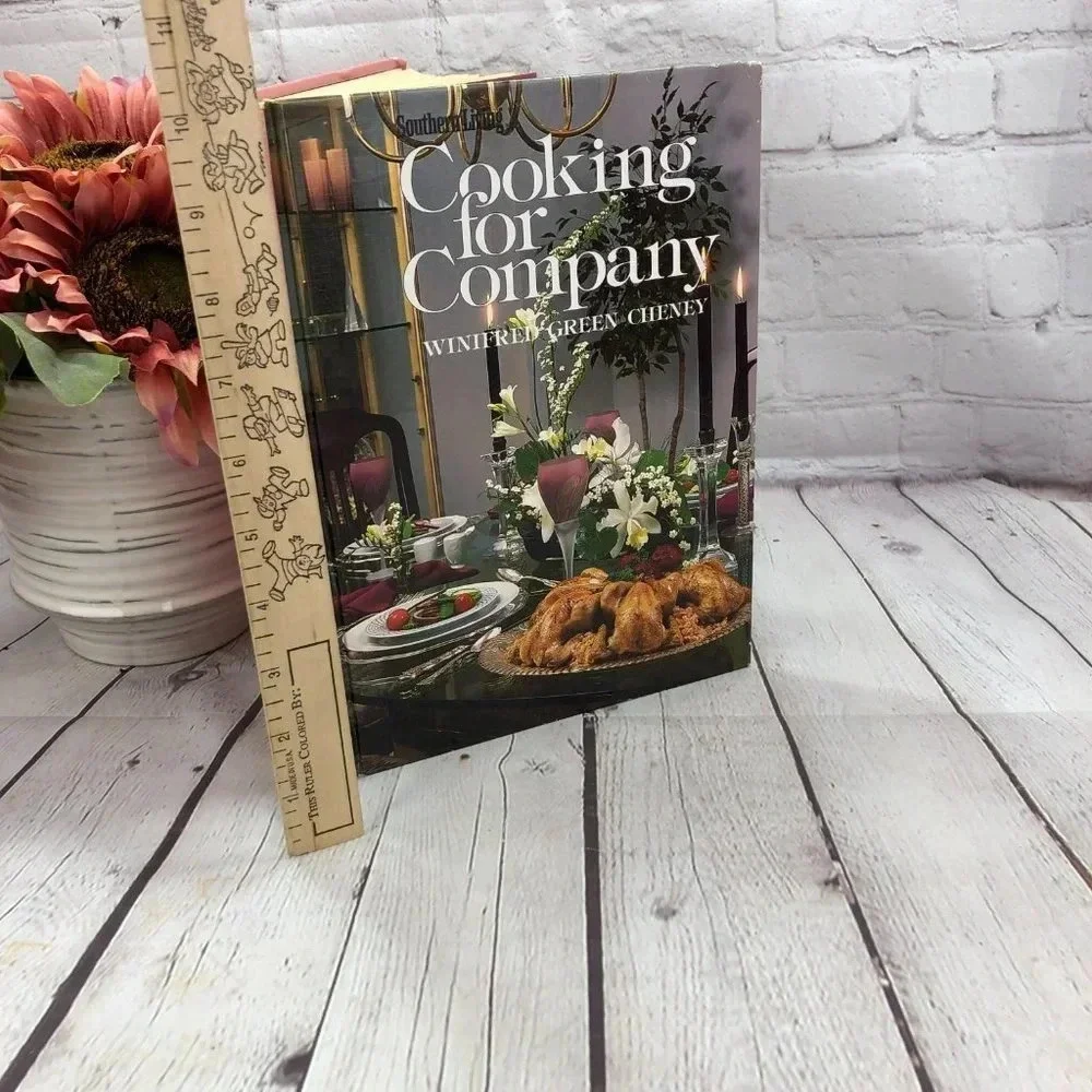 vintage southern living cooking for company cookbook 1985 country cottage